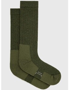 Ponožky A-COLD-WALL* LONG ARMY SOCK pánské, zelená barva, ACWMSK036