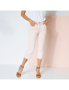 Blancheporte Zeštíhlující 3/4 kalhoty, efekt plochého bříška růžová pudrová 36