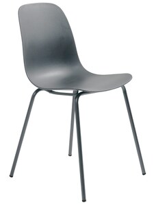 Šedá plastová jídelní židle Unique Furniture Whitby