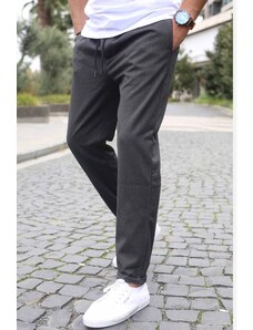 Madmext Anthracite Basic Jogger Trousers 5486
