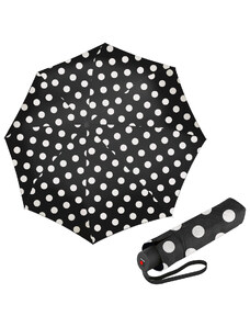 Reisenthel Pocket Classic Dots White - dámský skládací deštník