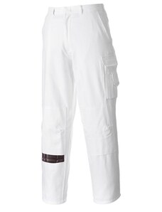 Portwest S817 kalhoty bílé malířské pánské 3XL
