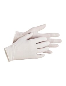 Cerva LOON rukavice jednorázové latexové pudrované L