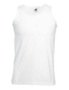 Fruit Of The Loom Valueweight Athletic Vest White pánské tílko S