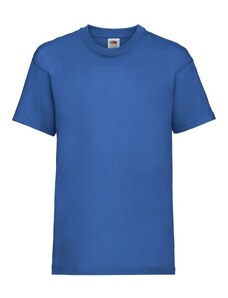 Fruit Of The Loom Kids Valueweight T Royal Blue dětské tričko s krátkým rukávem 3/4