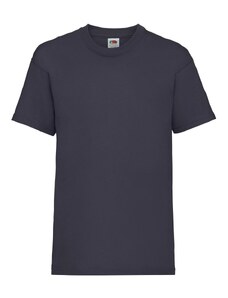 Fruit Of The Loom Kids Valueweight T Light Deep Navy dětské tričko s krátkým rukávem 7/8