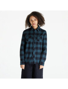 Dámská košile Urban Classics Ladies Turnup Checked Flanell Shirt Jasper/ Black