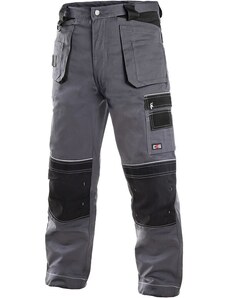 CXS ORION TEODOR černo-šedé prodloužené pánské pracovní kalhoty 48-50
