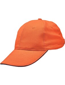 Cerva CRV TULLE baseballová čepice kšiltovka oranžová