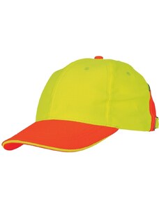 Cerva CRV KNOXFIELD HV baseball čepice kšiltovka žluto-oranžová