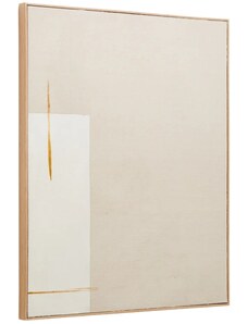 Béžový abstraktní obraz Kave Home Salin 100 x 80 cm