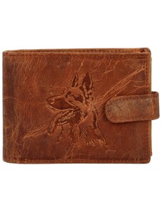 Delami Pánská kožená peněženka Pes Tristan, camel