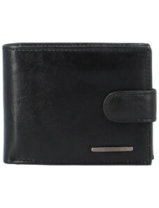 Pánská kožená peněženka na šířku Bellugio Oscar, černá