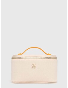 Kosmetická taška Tommy Hilfiger béžová barva, AW0AW16014