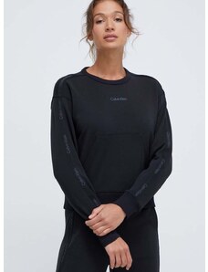 Tepláková mikina Calvin Klein Performance černá barva