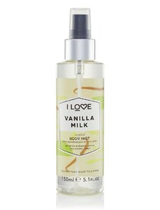 I Love Vanilla Milk Body Mist 150 ml Osvěžující tělový sprej