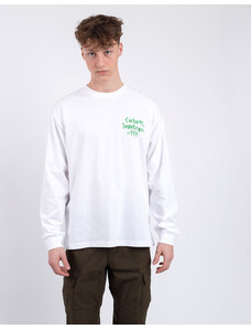 Carhartt WIP L/S Soundface T-Shirt White