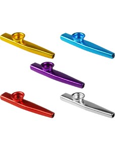 Sada 5 ks Kazoo - Červené, fialové, modré, stříbrné, zlaté