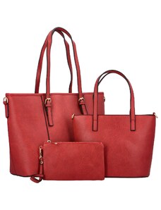 Dámská kabelka na rameno červená - Dudlin Variana červená