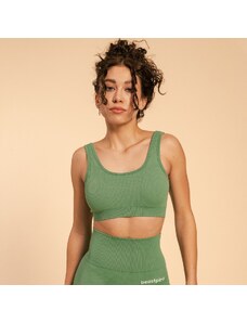 Tesla Sportovní podprsenka Bralette Hyper Olivine - BeastPink