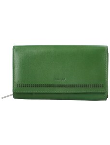 Dámská kožená peněženka zelená - Bellugio Ermína zelená