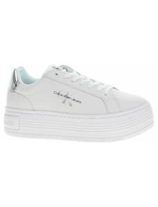 Dámská obuv Calvin Klein YW0YW01457 Bright White-Silver 39