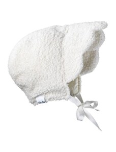 Čepeček pro miminka Elodie Details - White Bouclé, 6-12 měsíců