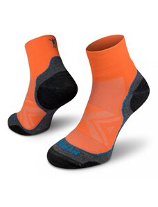 Northman běžecké ponožky Run silver pro mid Oranžová M (39-41)