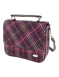 Glen Appin Kabelka Thurso Harris Tweed - Purple Check