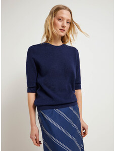 LANIUS Textured half-sleeve jumper (GOTS)