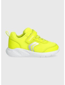 Dětské sneakers boty Geox SPRINTYE zelená barva