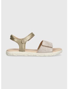 Dětské sandály Geox SANDAL HAITI béžová barva