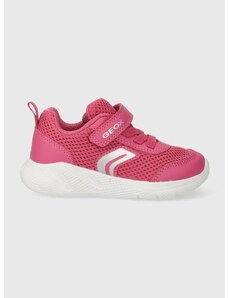 Dětské sneakers boty Geox SPRINTYE růžová barva