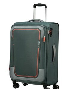 American Tourister Cestovní kufr pulsonic SPINNER 68/25 EXP TSA ASPHALT