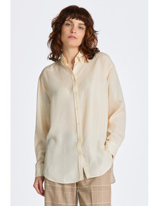 KOŠILE GANT RELAXED SILK SHIRT bílá 34