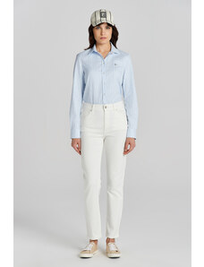 DŽÍNY GANT SLIM CROPPED WHITE JEANS bílá 26