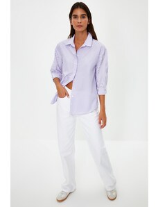 Trendyol Quickly Loose Fit Cotton Woven Shirt