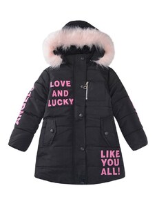 Čína Dívčí prošívaný zimní kabát - Love and Lucky