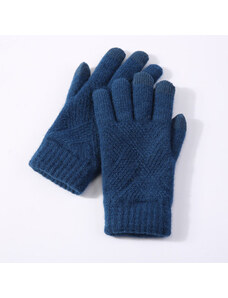 Čína Zimní dámské/pánské pletené rukavice s mřížkovým vzorem