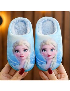 Disney Dětské protiskluzové pantoflíčky s kožíškem (motiv Princezna Sofie nebo Elsa z Ledového království)