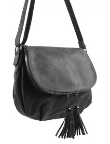 INT. COMPANY Barebag Crossbody dámská měkká kabelka tmavě šedá