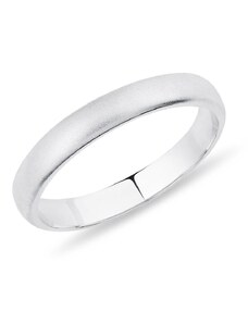 Pánský snubní prsten bílé zlato KLENOTA Y0435002P30