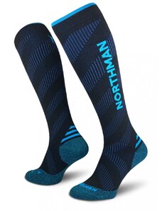 Northman vysoké kompresní ponožky Compress high elite Modrá S-M