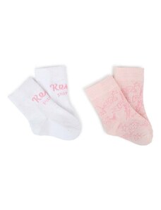 Kojenecké ponožky Kenzo Kids 2-pack růžová barva
