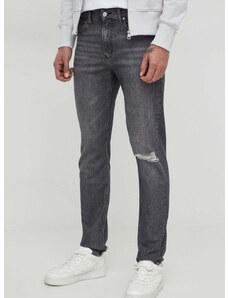 Džíny Calvin Klein Jeans pánské, šedá barva, J30J324835