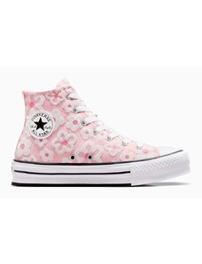 Kecky Converse Chuck Taylor All Star Eva Lift dámské, růžová barva, A06324C