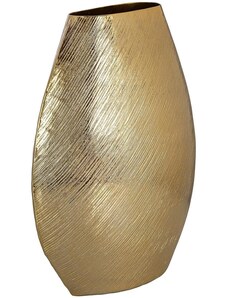 Zlatá kovová váza Richmond Evey 39 cm