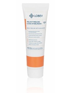 LOBEY Tělový peeling s AHA kyselinami 200 ml