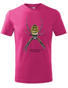 Dětské tričko s pavoukem - křižák pruhovaný