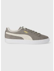 Semišové sneakers boty Puma Suede Classic XXI šedá barva, 374915.07